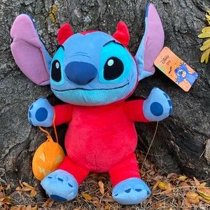 NWT Disney’s Lilo & Stitch Just Play Halloween Devil Trick or Treat Stitch Plush